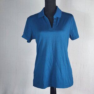 Devon and Jones Dark Teal Crownlux Performance Style DG20W Polo Work Top Size M